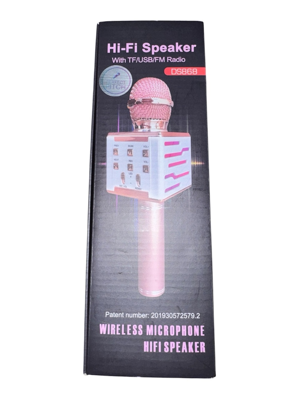 Wireless Hi-Fi Speaker Microphone Pink